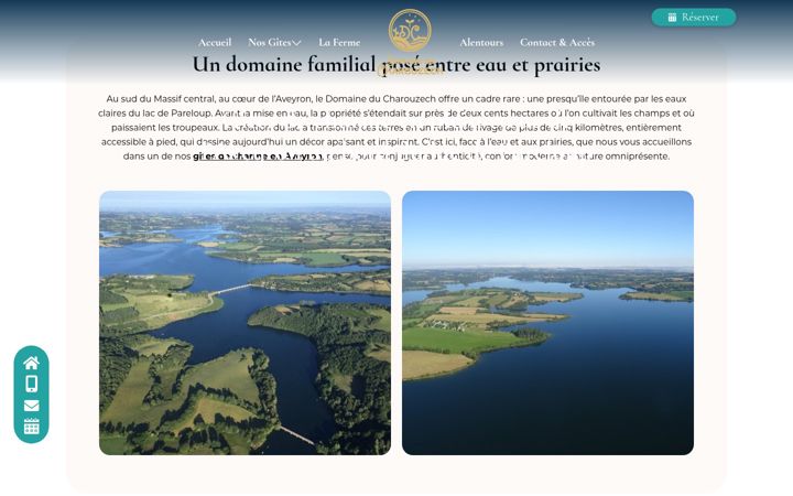 Screenshot of gitedecharme-aveyron.com