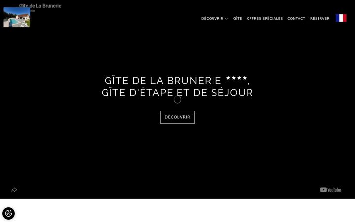 Screenshot of gitedelabrunerie.com