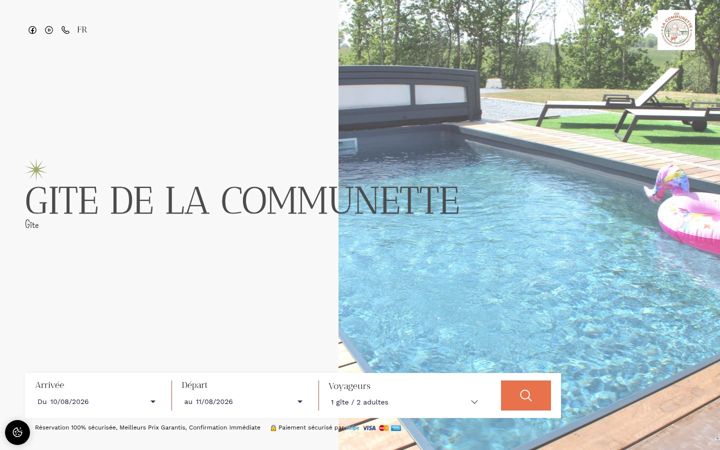 Screenshot of gitedelacommunette.com
