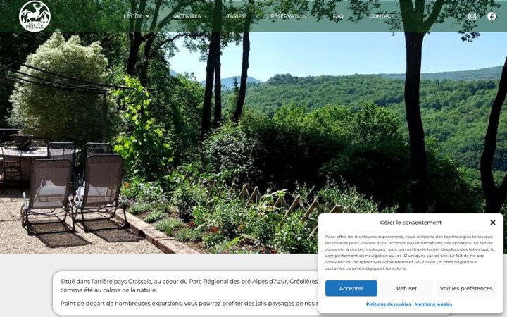 Screenshot of giteduprinas.com