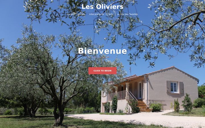 Screenshot of gitegardardeche.com