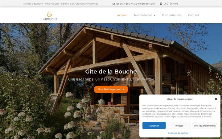 Screenshot of gitelabouche.fr