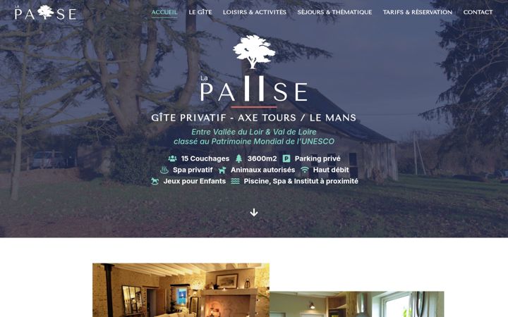 Screenshot of gitelapause.com