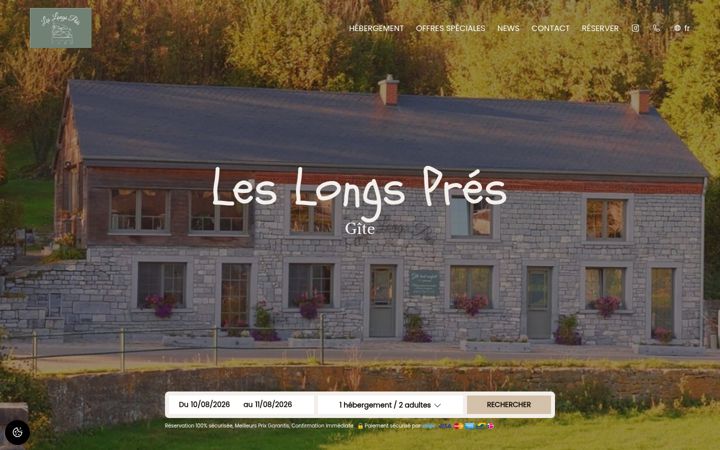 Screenshot of giteleslongspres.be