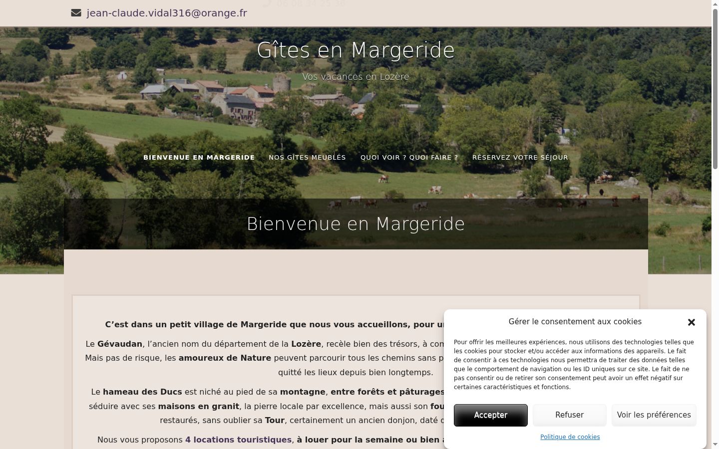 Screenshot tal-banner tal-kunsens muri qabel kwalunkwe interazzjoni