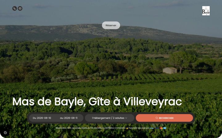 Screenshot of gitemasdebayle.com
