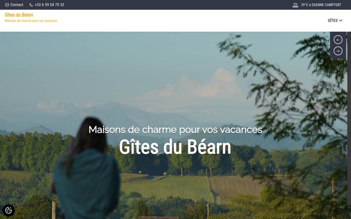 Screenshot of gites-bearn.com