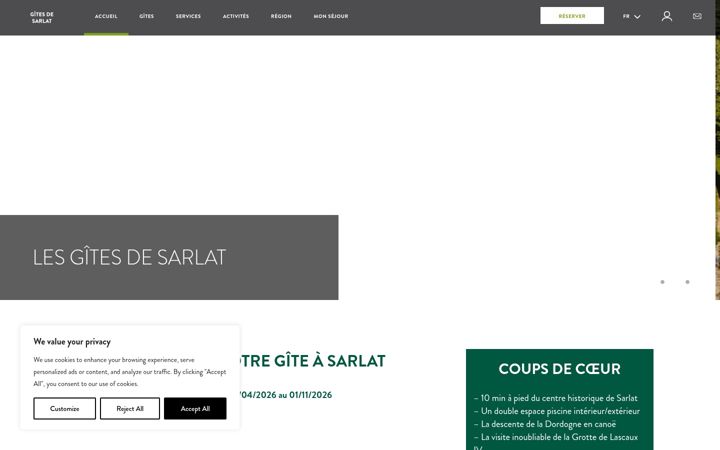 Screenshot of gites-de-sarlat.com