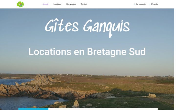 Screenshot of gites-ganquis.com