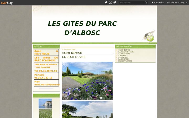 Screenshot of gites-helie.com
