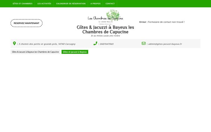 Screenshot of gites-jacuzzi-bayeux.fr