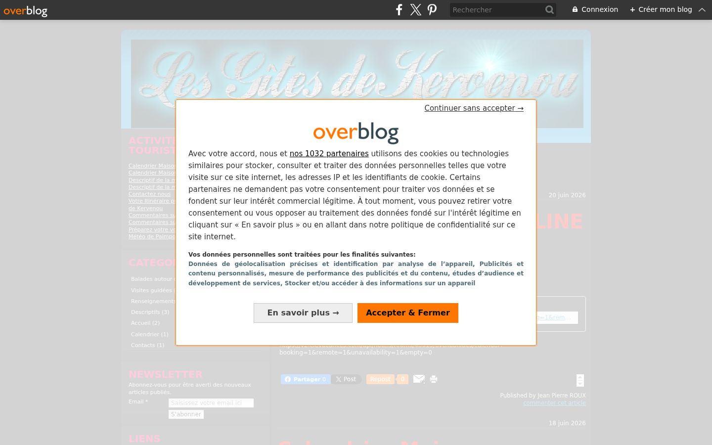 Screenshot des Einwilligungsbanners vor jeglicher Interaktion