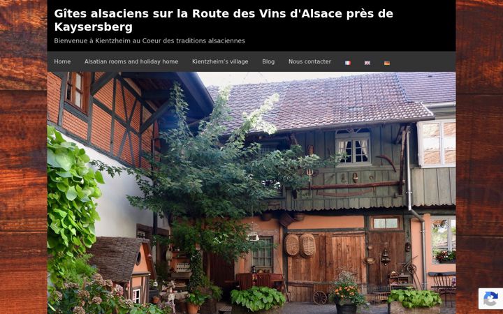 Screenshot of gites-kientzheim.com