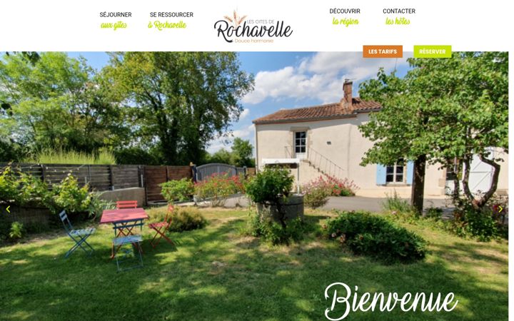 Screenshot of gites-rochavelle.com