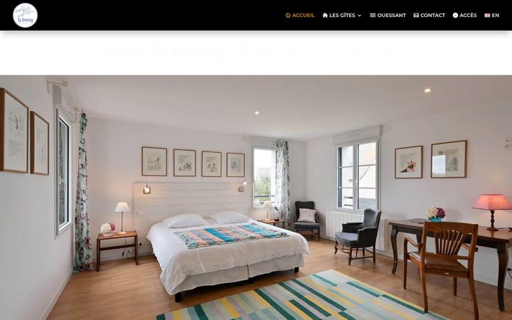 Screenshot of gites-ty-grenig.fr
