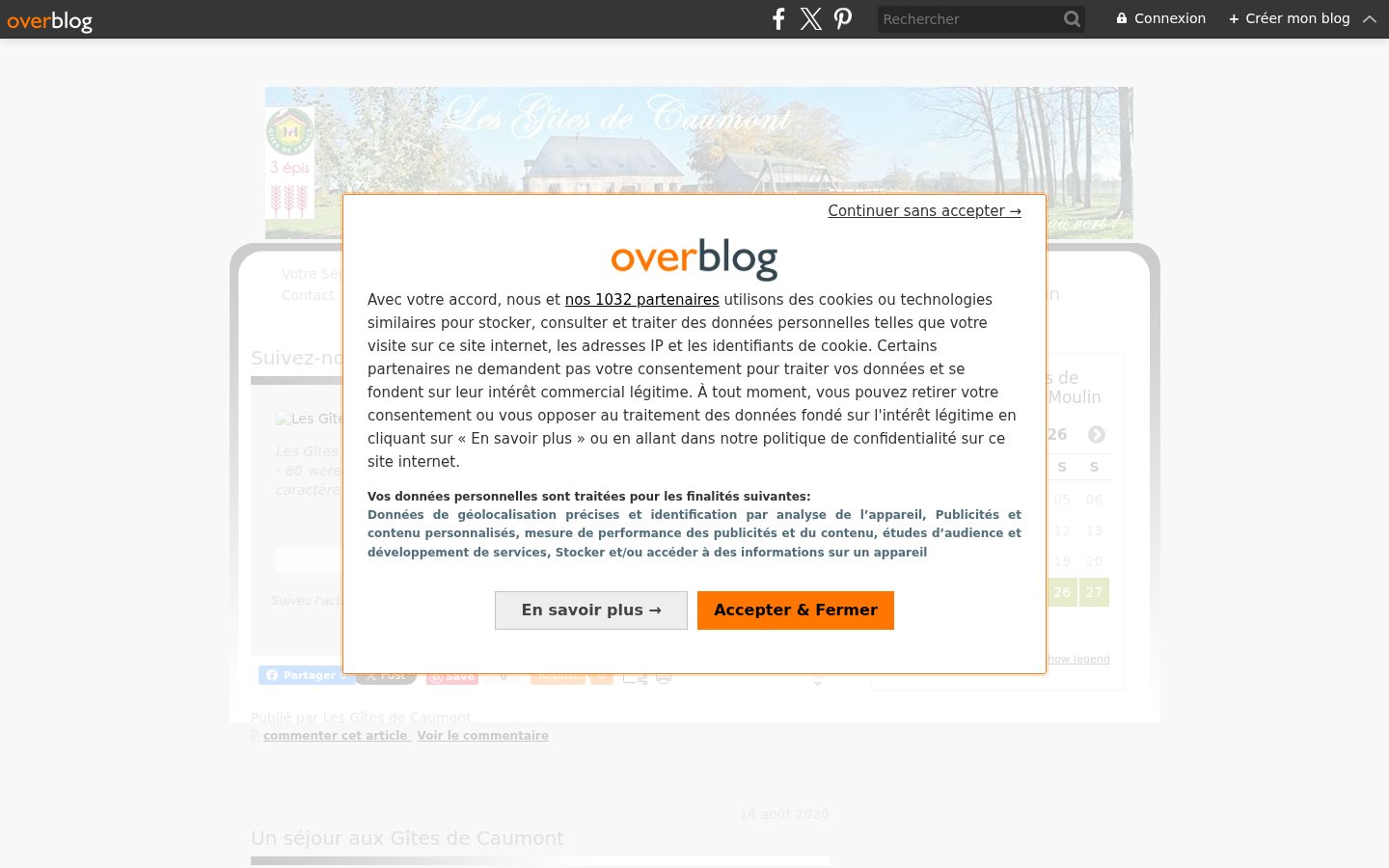 Screenshot tal-banner tal-kunsens muri qabel kwalunkwe interazzjoni
