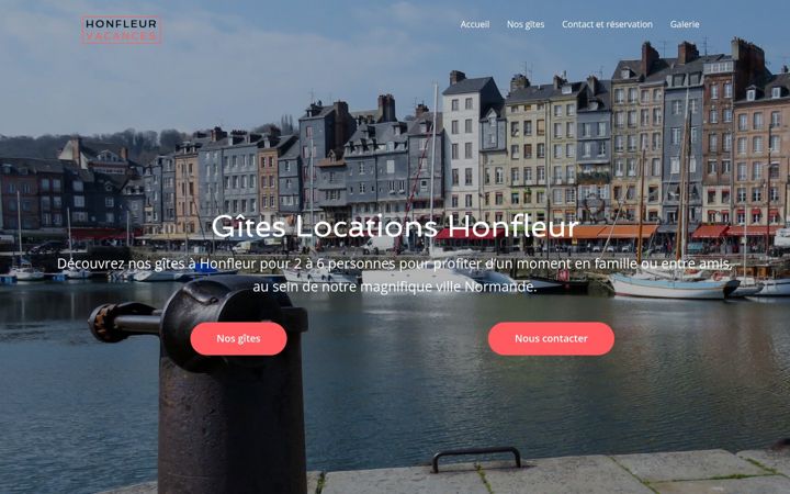 Screenshot of giteslocationshonfleur.com