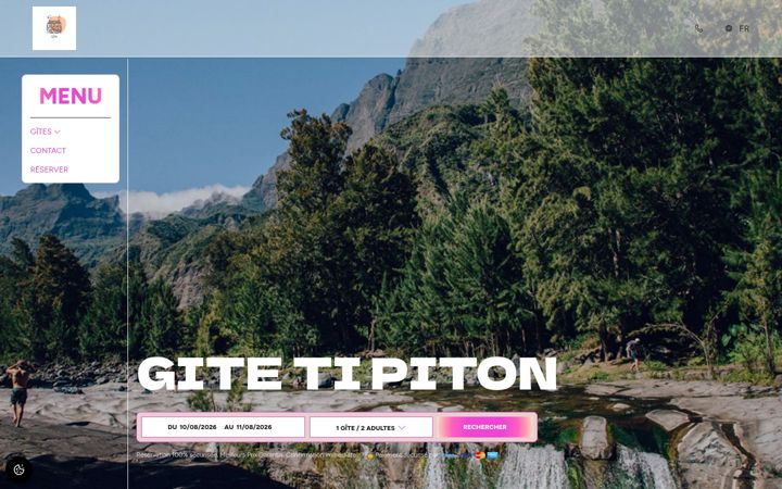 Screenshot of gitetipiton.fr
