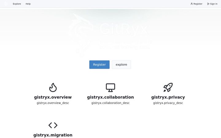 Screenshot of gitryx.com