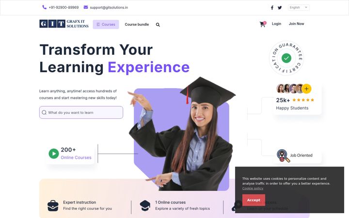 Screenshot of gitsolutions.in
