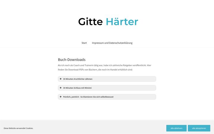 Screenshot of gitte-haerter.de