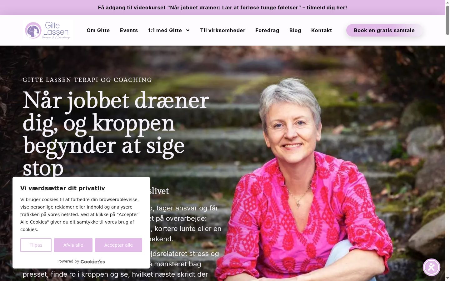 Screenshot des Einwilligungsbanners vor jeglicher Interaktion