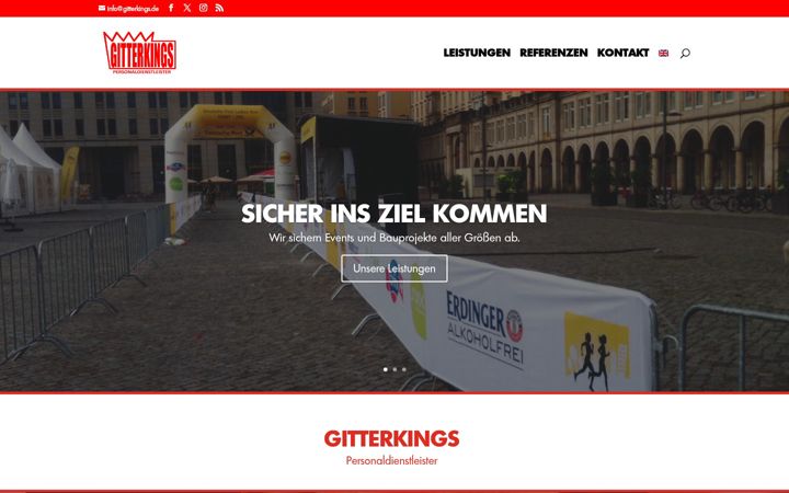 Screenshot of gitterkings.de