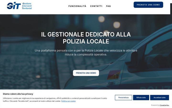 Screenshot of gitweb.it