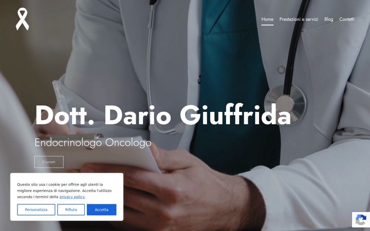 Screenshot of giuffridadario.it
