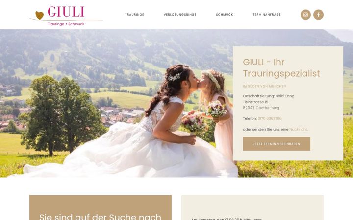 Screenshot of giuli.de