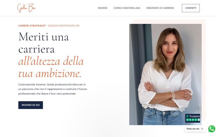 Screenshot of giuliabosi.com