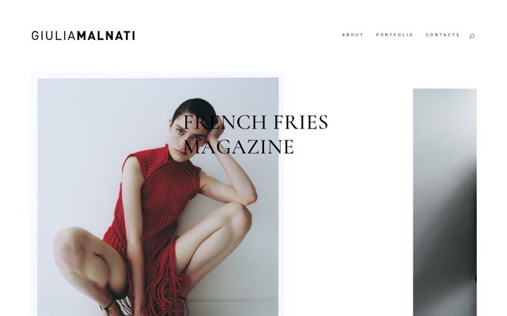 Screenshot of giuliamalnati.com