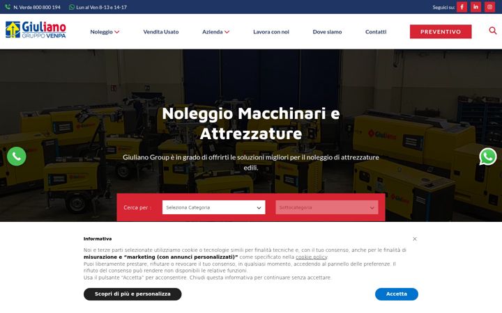 Screenshot of giulianogroup.eu