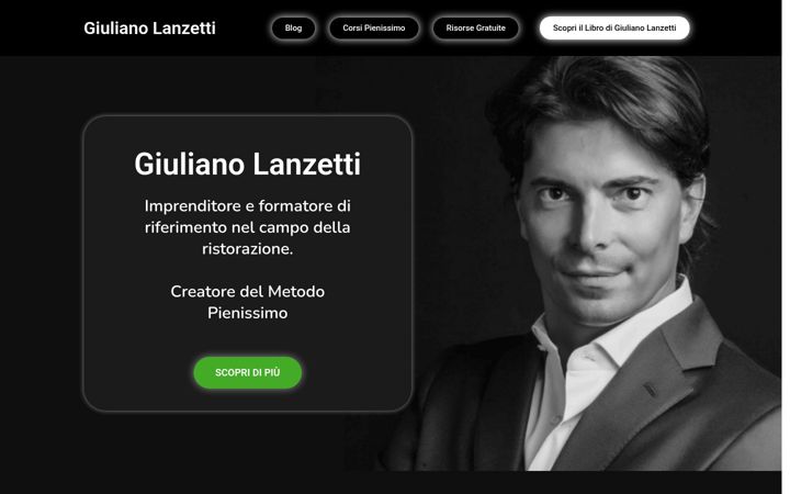 Screenshot of giulianolanzetti.com