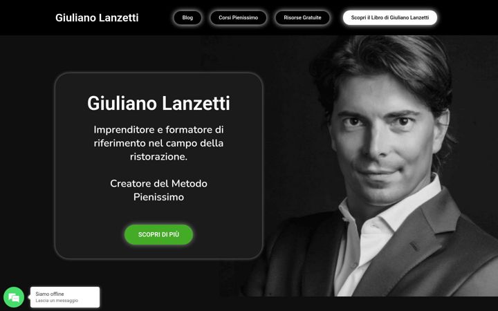 Screenshot of giulianolanzetti.it