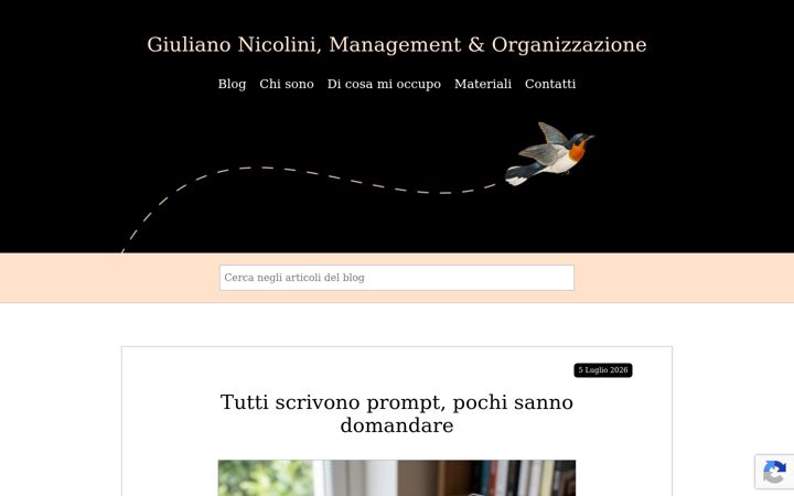 Screenshot of giulianonicolini.it