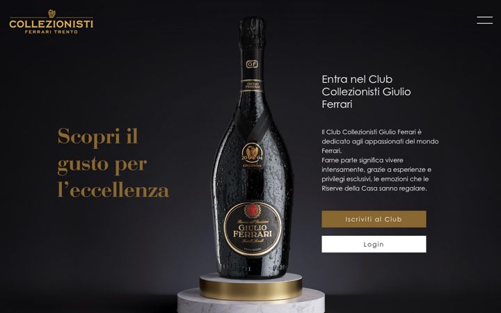 Screenshot of giulioferrari.it