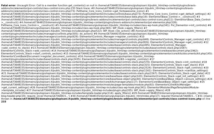 Screenshot of giuliopisani.it