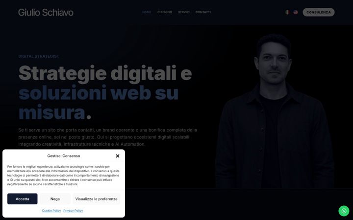 Screenshot of giulioschiavo.it