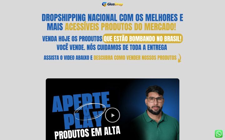 Screenshot of giusdrop.shop