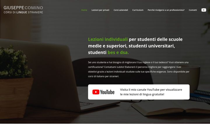 Screenshot of giuseppecomino.it