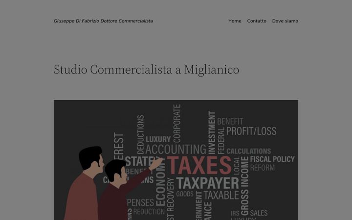 Screenshot of giuseppedifabrizio.com