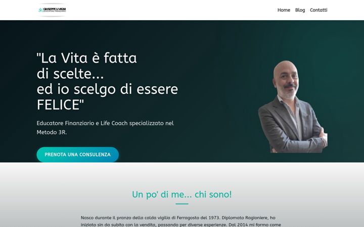 Screenshot of giuseppelivigni.it