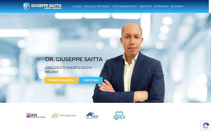 Screenshot of giuseppesaittaurologo.it