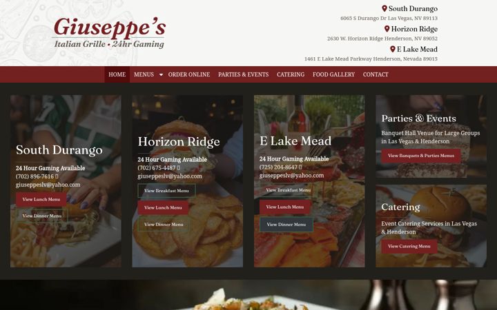 Screenshot of giuseppeslv.com