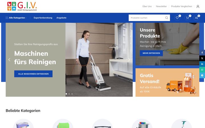 Screenshot of giv-reinigungstechnik.de