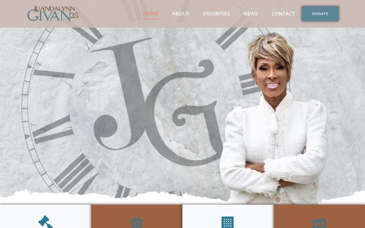Screenshot of givanformayor.com