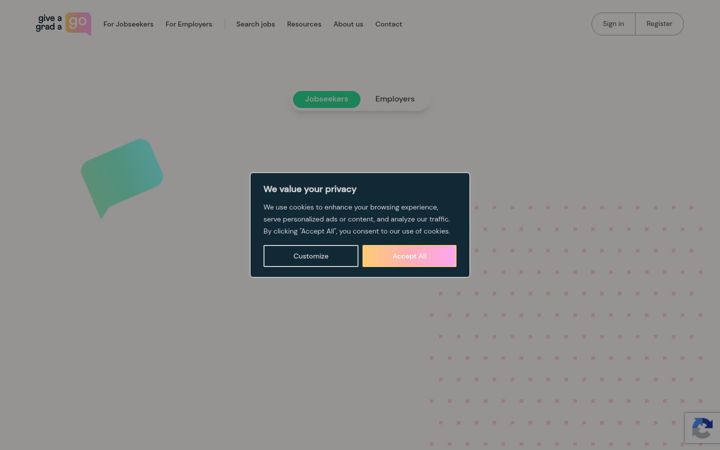 Screenshot of giveagradago.com