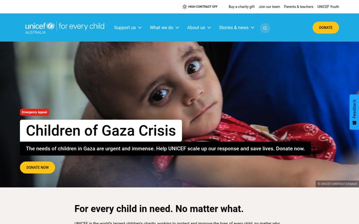 Screenshot of giveaminuteofyourtime.org.au