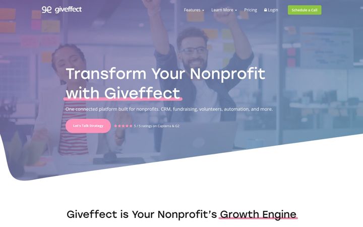 Ekraanipilt saidist giveffect.com